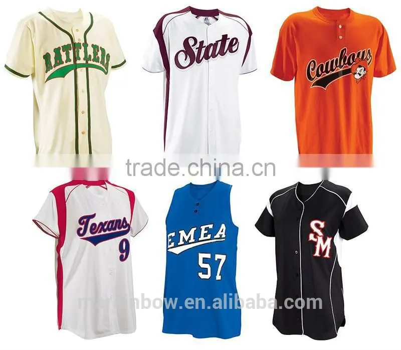 wholesale Custom Team Baseball Jersey Uniforms with discount from China