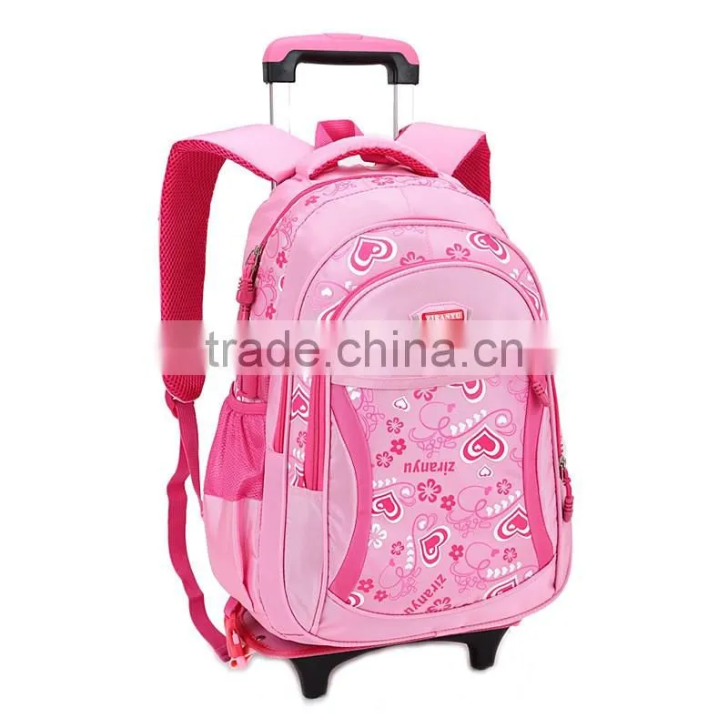 Hot Sale Latest Fashion trolley bag school bag for child