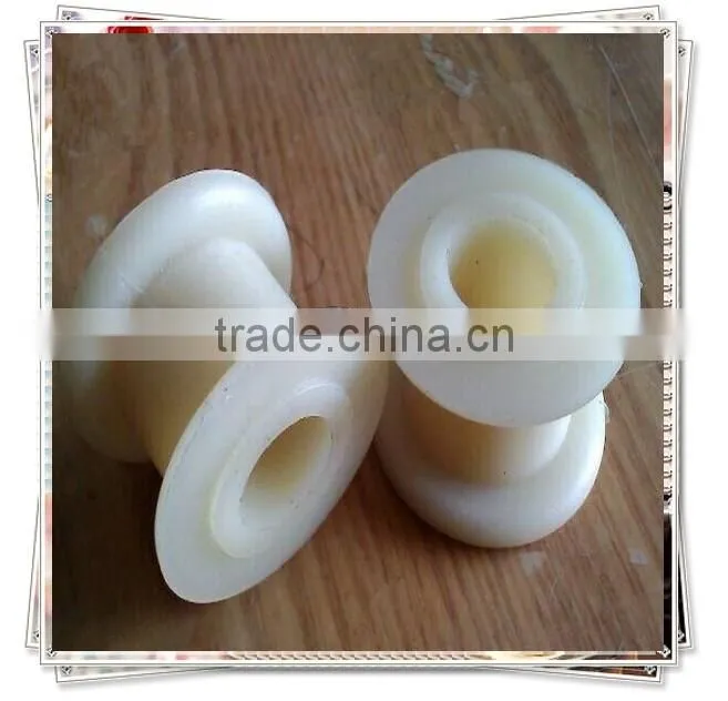 high quality black spacer or flange nylon bearing bushing