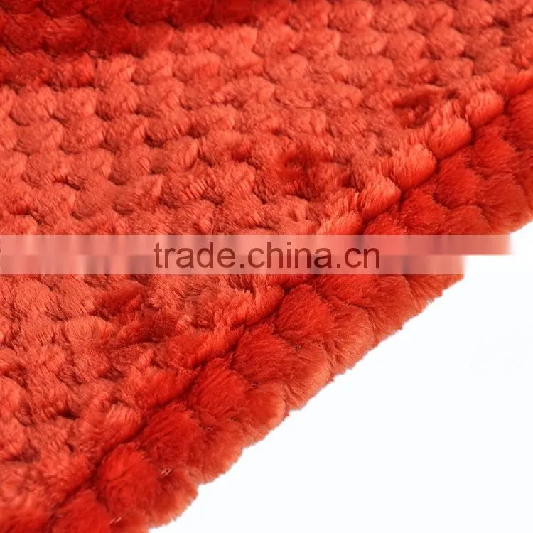 2pcs flannel fleece square decorative plush wholesale floor cushion