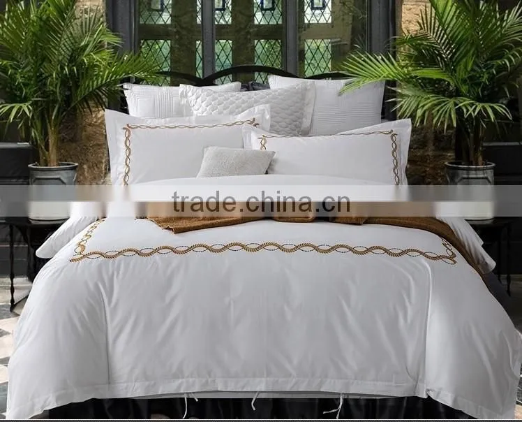 5 Star Luxury Hotel bedding set China Manufacturer