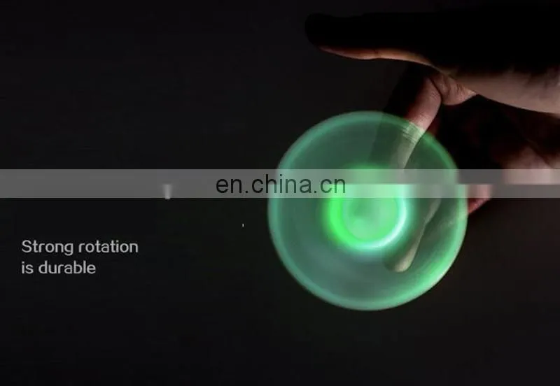 Funny Finger Toy ABS Hand Spinner Light Finger Gyro For Autism Anxiety Stress Relief Focus Toys Gift