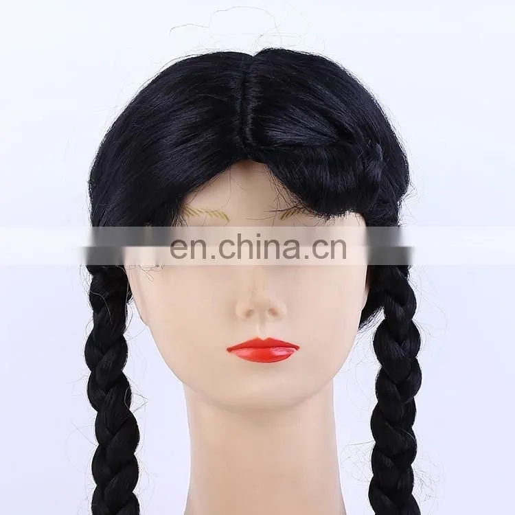 New Long Straight Two braid wigs