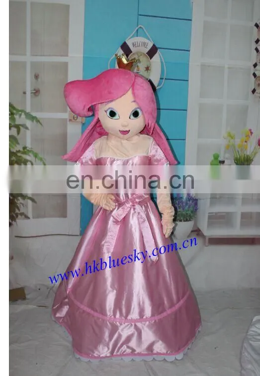 Custom princess mascot custime princess costume custom princess mascot costumes