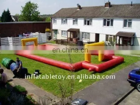factory price hot selling inflatable playground football pitch