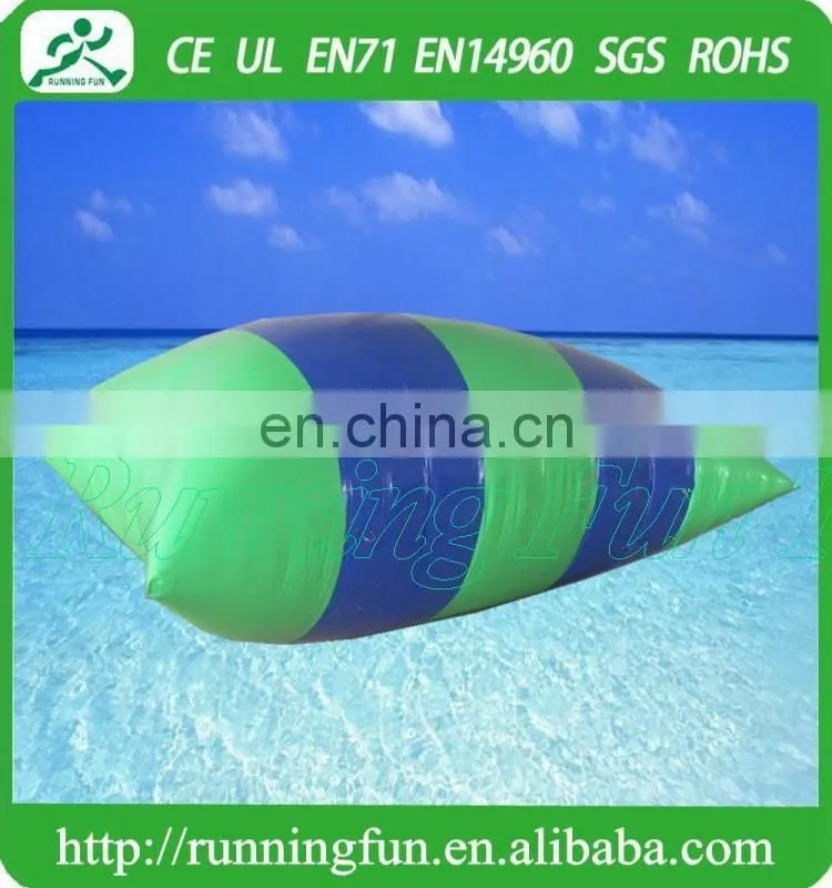 Inflatable water blob, water blob jump
