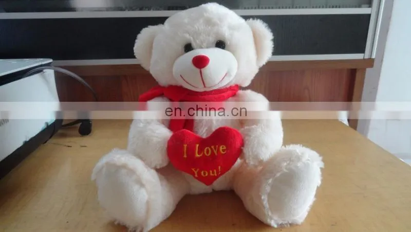 HI CE standard wholesale 2016 valentines/birthday Lovely gift Soft plush toy Teddy bear gift plush toy