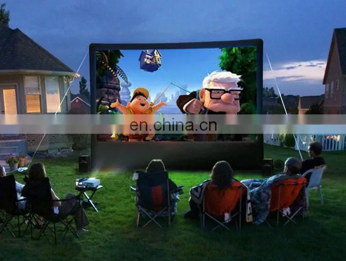 Outdoor rear projection inflatable movie screen for sale