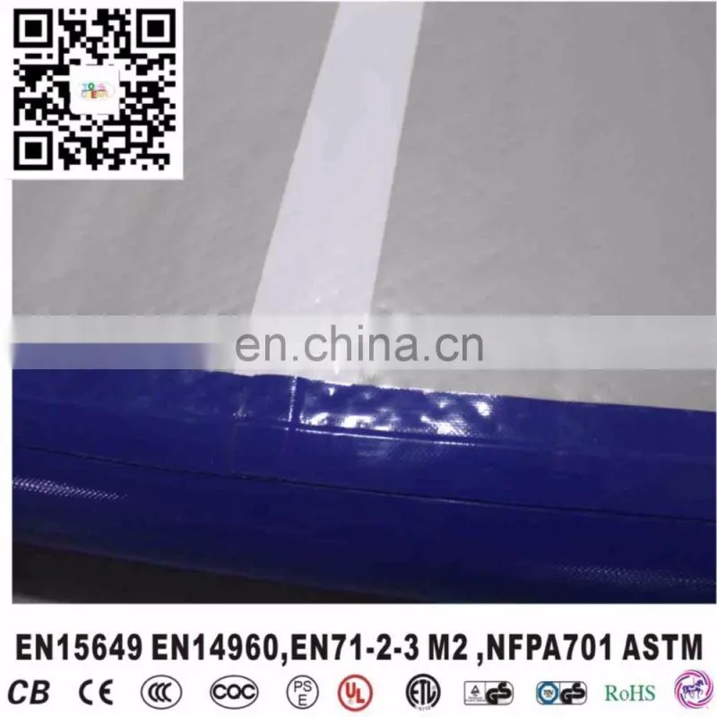 Tumble track inflatable air mat for gymnastics inflatable gym mat
