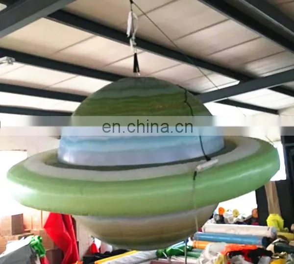 Custom outdoor decoration sgiant inflatable Saturn balloon