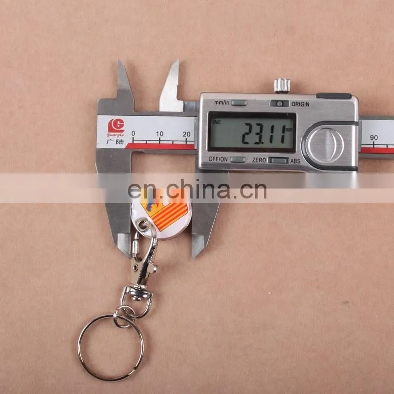 Wholesale 2016 Promotional custom logo Key Chain metal keychain