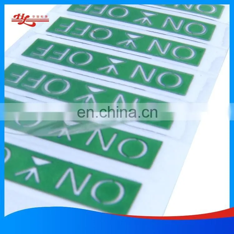 plastic tag with adhesive