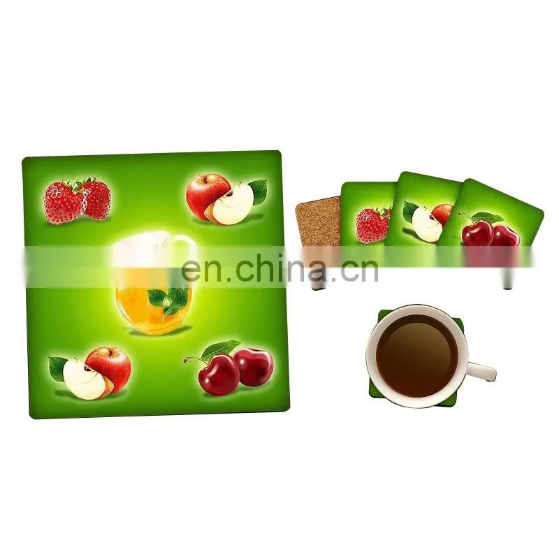 professional tailor made brands printable beer coaster wood