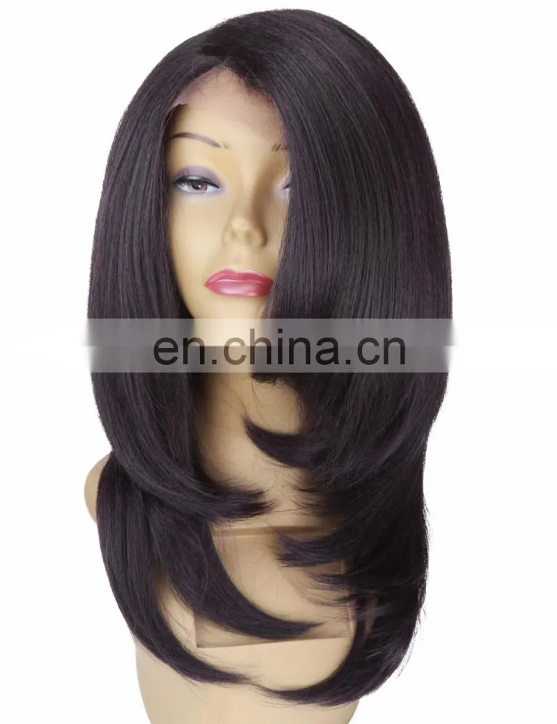 Guangzhou brazilian hair preplucked jewish wig