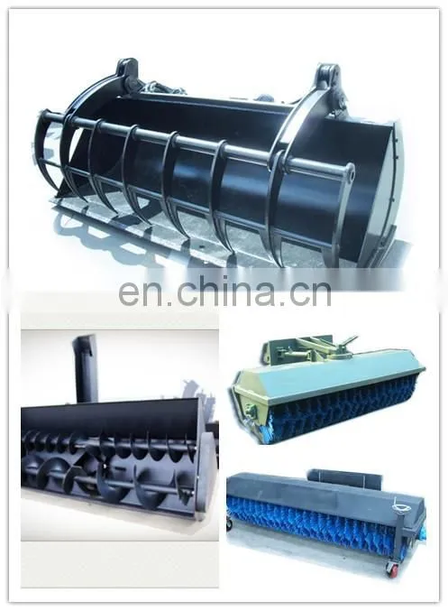 Factory direct supply loader with Snow plough , snow blower wheel loader