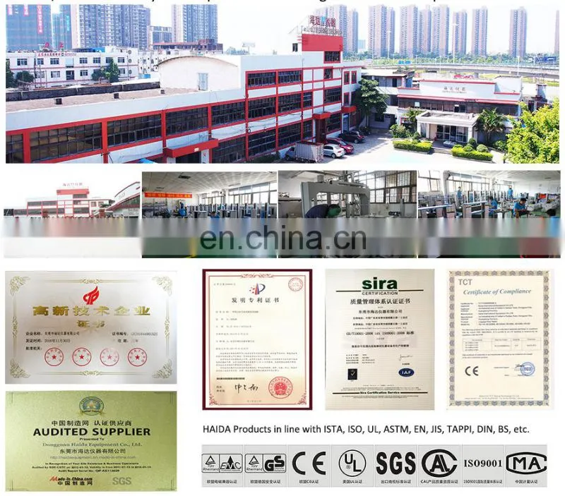 Single-Wing Carton Drop Testing Machine / Package Carton Box Drop Impact Tester price