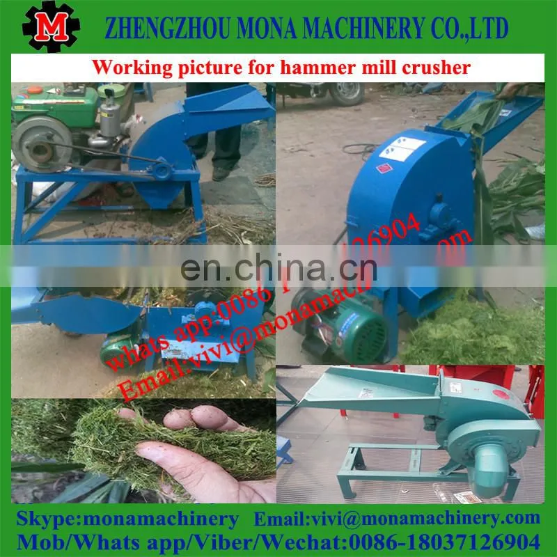 stainless steel paper hammer mill /straw hammer mill/corn stalk hammer mill