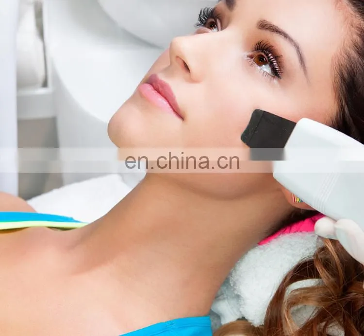 Portable Ultrasonic Ultrasound beauty machines skin peeling scrubber