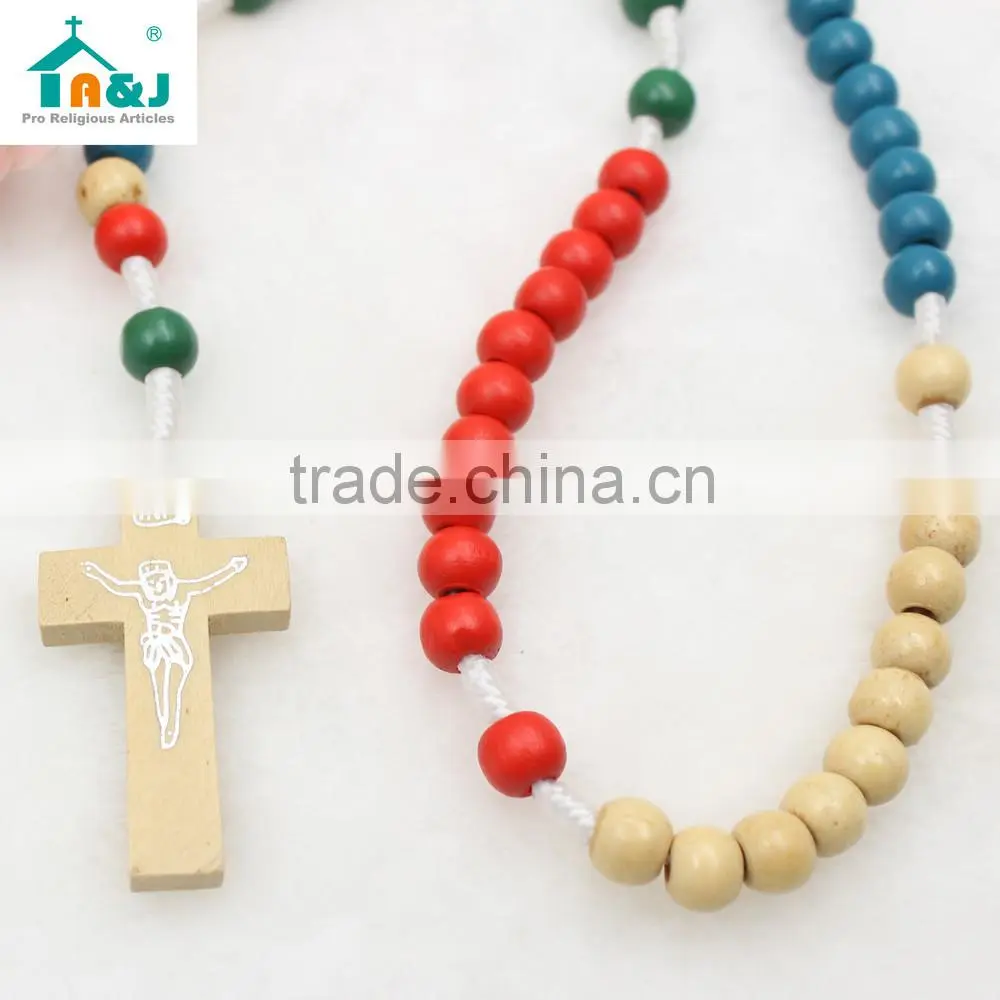 A&J Missionary Wooden Round Rosary