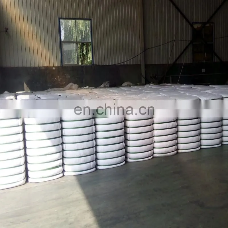 JC/Junchi /high tenacity pp geotextile 6 denier white Polipropileno staple fibra