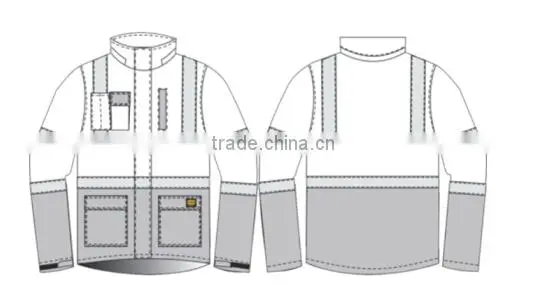 300D oxford with PU coating attached hood raincoat