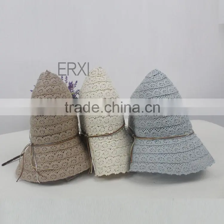 Newest Design Ladies Summer Sun Foldable Straw Hat Wholesale