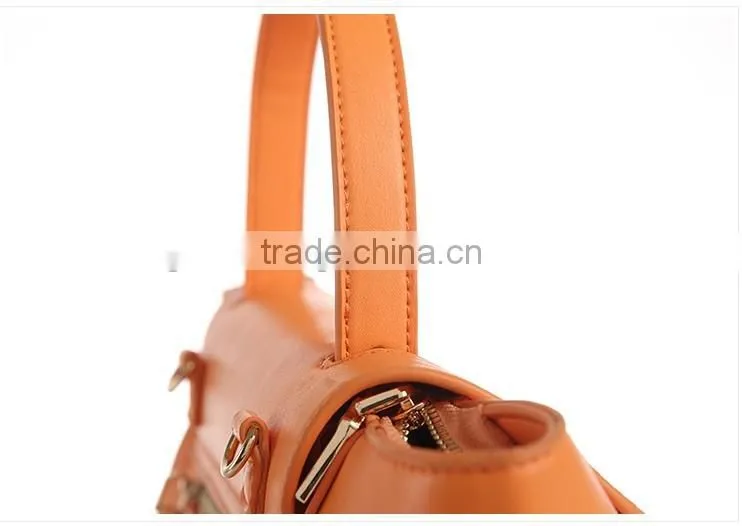 2016 Guangzhou New Fashion Genuine Nappa Leather PU leather Belt Bags Shoulder Bag Handbag for woman