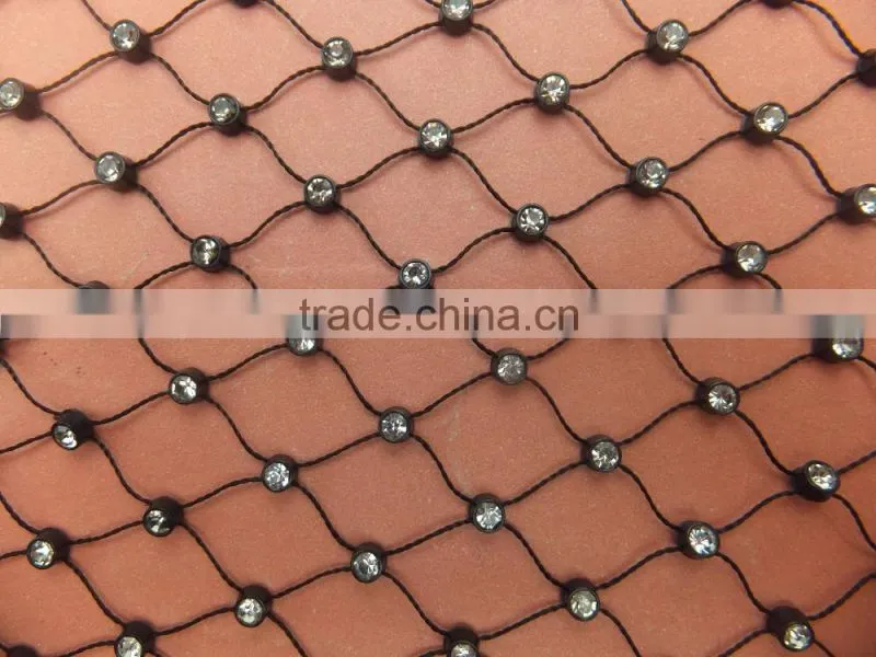 Shining Rhinestone Plastic Mesh for Decorations