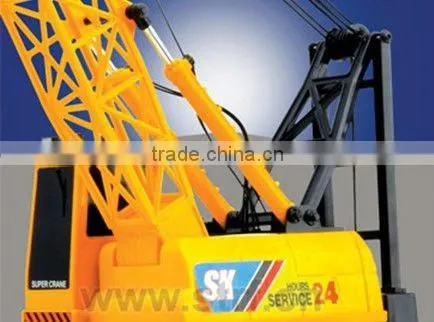 Wire control caterpillar yellow color toy crane with grab