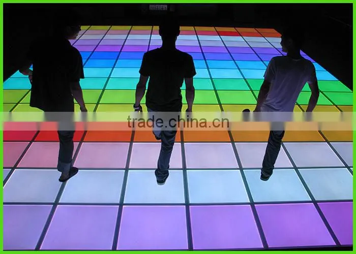 ACS Newly products KTV room lighting floor panel, LED dance floor rgb full color-changing for sale