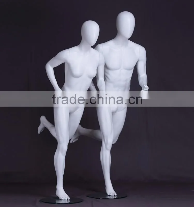 run pose sport male mannequin