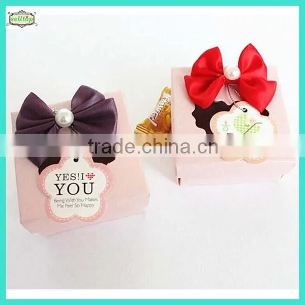 Cheaper cute 230g paper boxed wedding favors