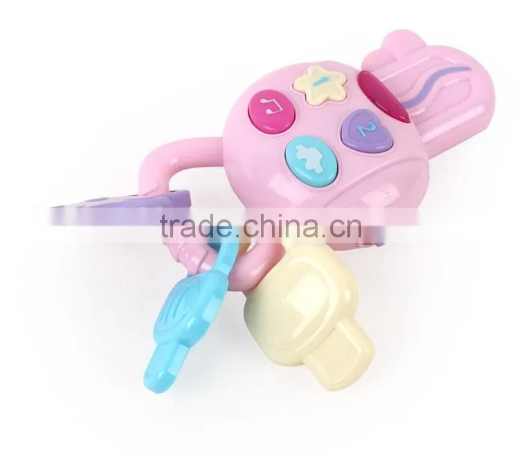 Eco-friendly plastic baby toy educational car with steering wheel MT801039