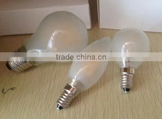 HOT TUV CE ROHS B22 2W candle bulb 2w led filament lamp glass candle light