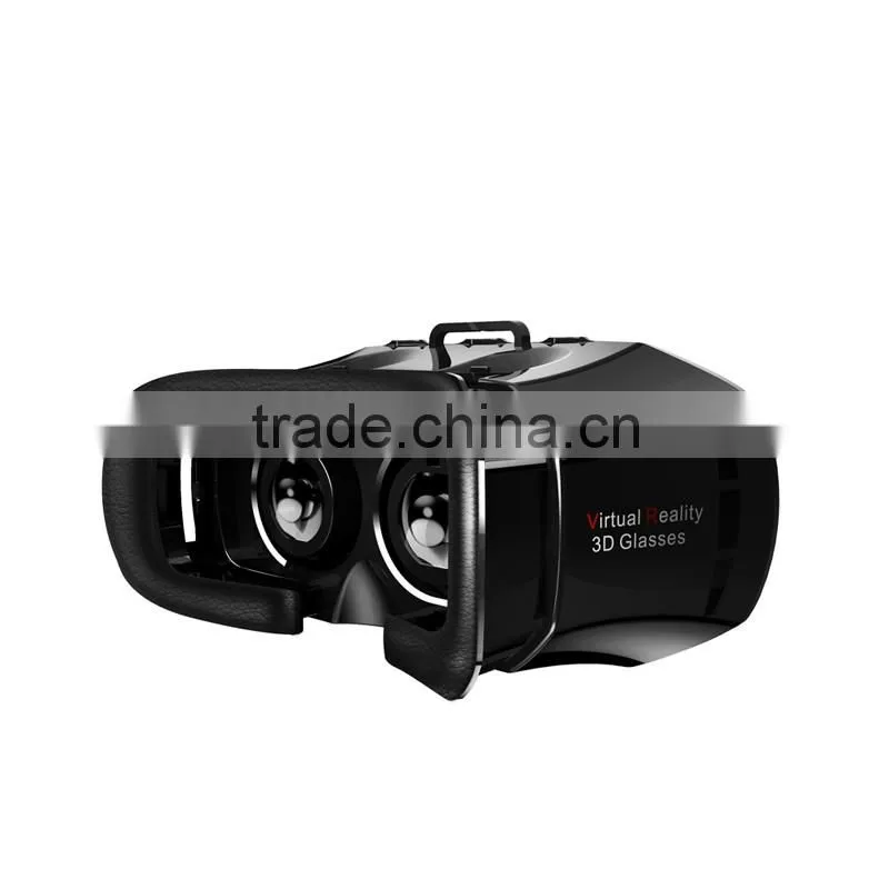 Cheapest !Head Mount Hot selling VR PRO 3D Glasses Google cardboard VR box 3D glasses with remote for 3.5-6.2 inch smart phone