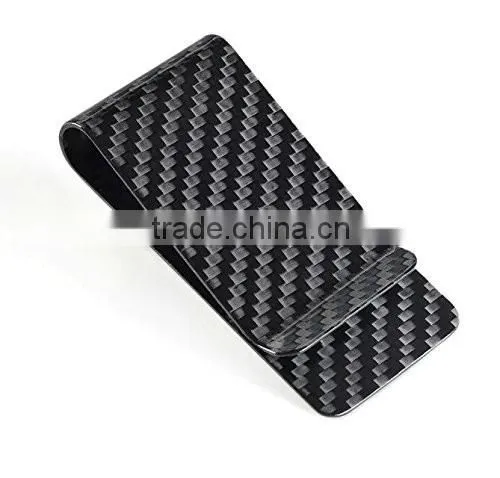 cool mini carbon fiber money clip holder