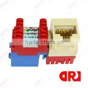 china supplier fiber optic keystone jack with different colors