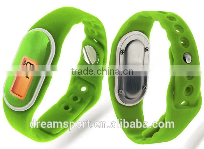 Mini Pedometer Bracelet Wristband Step Counter with Silcone Band DP-888