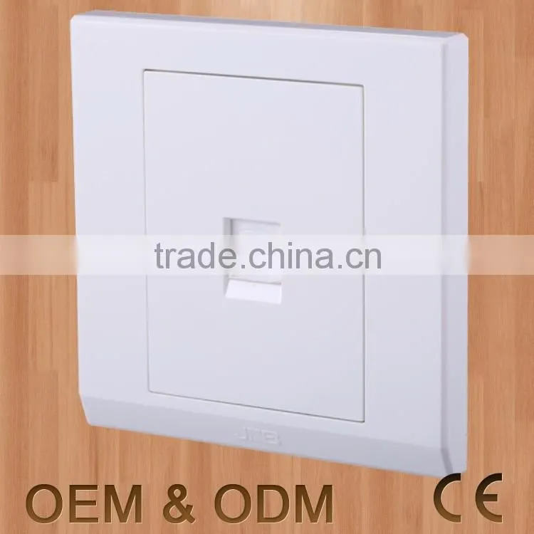 white one gang rj11 tel socket or telephone socket