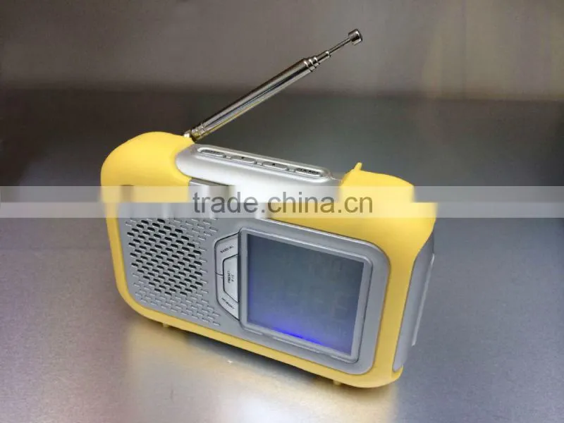 Hot Selling Fancy Temperature PLL Portable Clock Radio