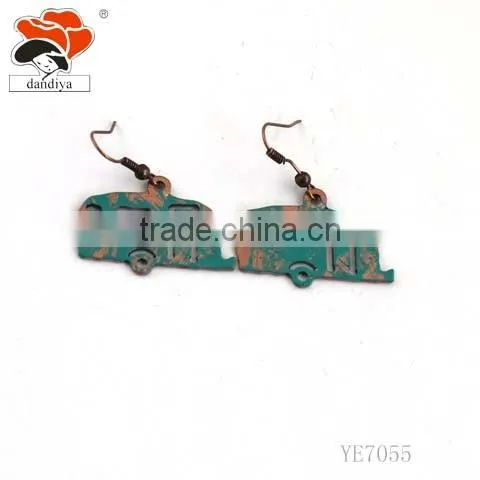 new design lovely wholesale price alloy car charms jewelry women style earring