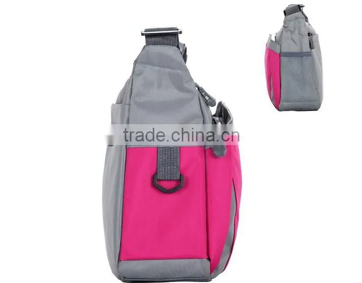 2016 Pink Messenger bag work college school office shoulder bag girls one shoulder bag for school