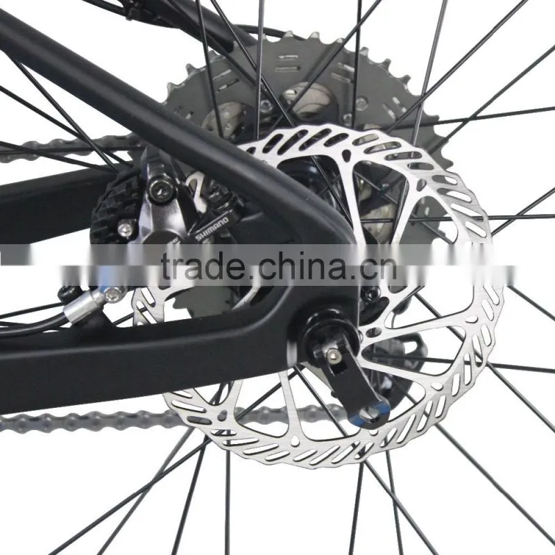 2016 Popular new blue painting carbon fat bike complete fatbike carbon bikes 26x4.0 Tire Shima XT M8000 groupset