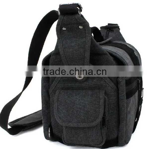 Waxed canvas shoulder dslr camera bag hidden camera bag