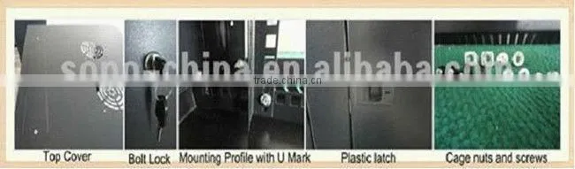 19" Black Single Wall Mount Rack for Network Cables