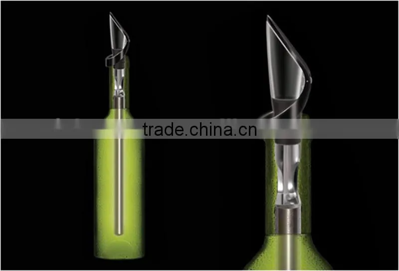 Wine accessories reusable stainless steel chiller for beverage,wine household supplier BSCI