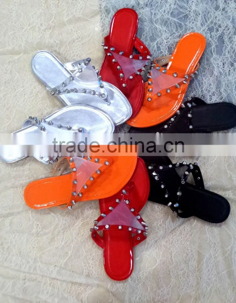 4 Color oem service allowed private label sandals women casual slippers