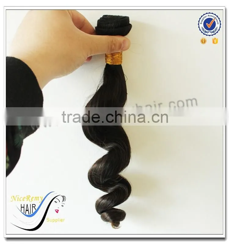 Top Quality Fast Delivery Wholesale weaving hair extension type 100 brazilian hair weave spring curl loose wave weft