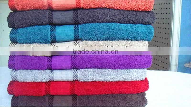 100% terry cotton bath towel and multi-color wholesale bath towel