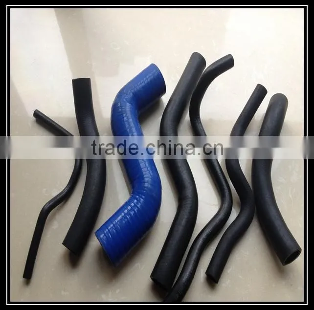 fiber braided rubber hose with good price for sale